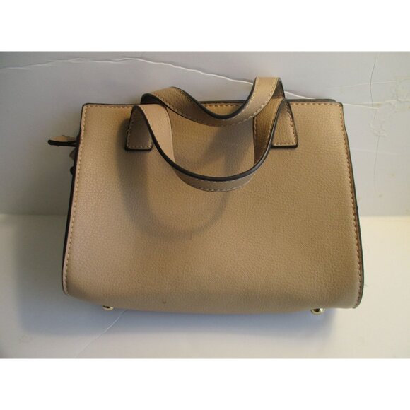 *Michael Kors Beige Tan Satchel Pebbled Boxy Purse - Picture 2 of 6